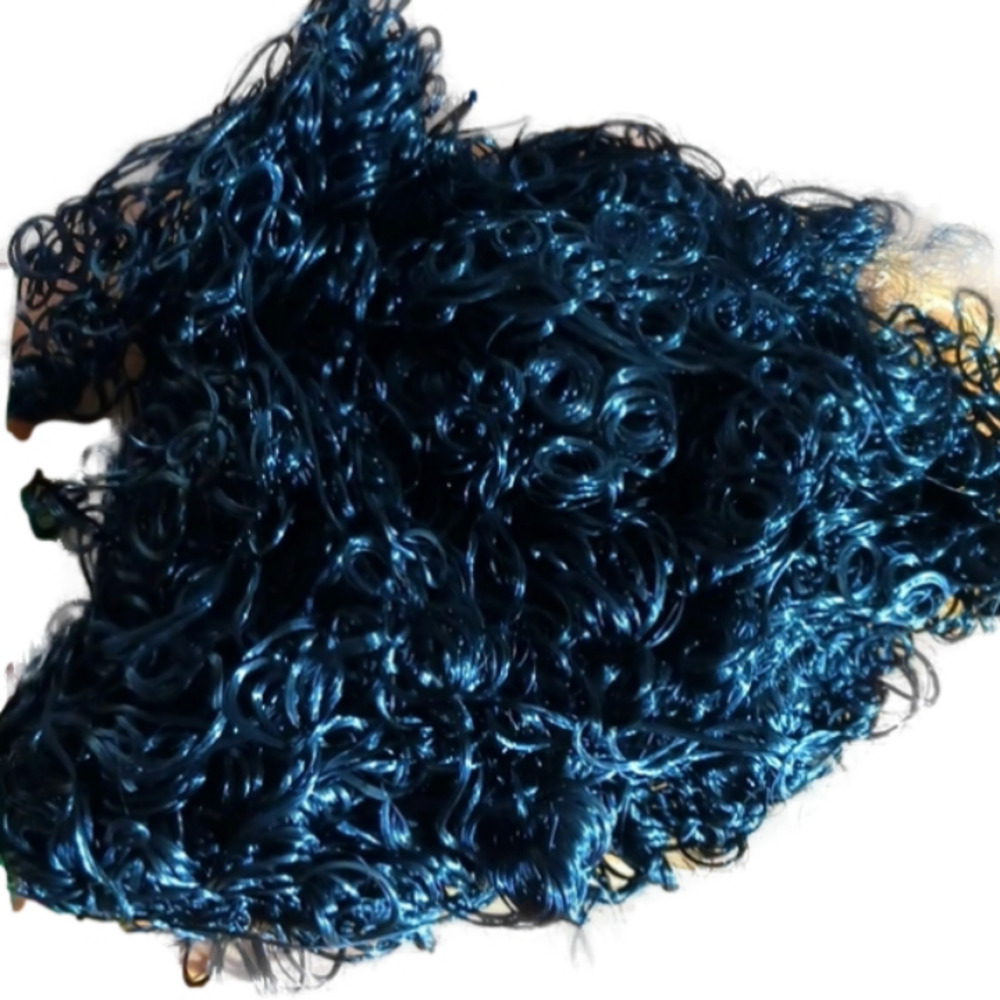 Doll Hair Black Curly Box 7